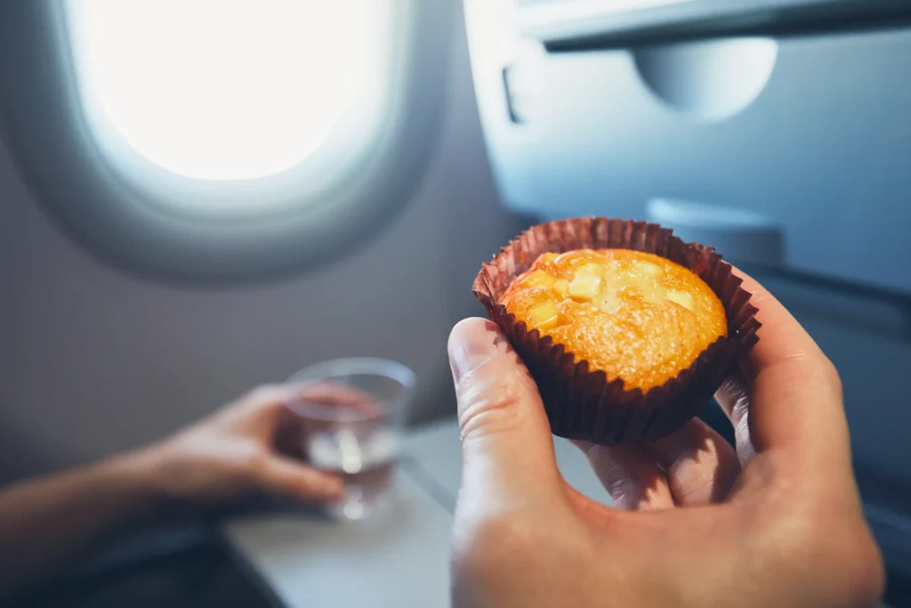 Tips voor lange vlucht - Neem snacks mee